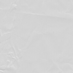 Obraz premium Recycled crumpled white paper texture background. Royalty high-quality free stock photo image of Wrinkled and creased abstract backdrop, wallpaper with copy space, top view