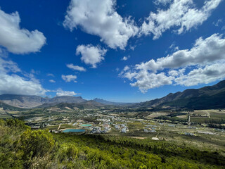 Naklejka premium Franschoek, South Africa
