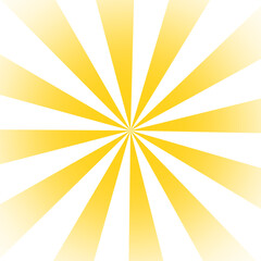 sunburst background on transparent