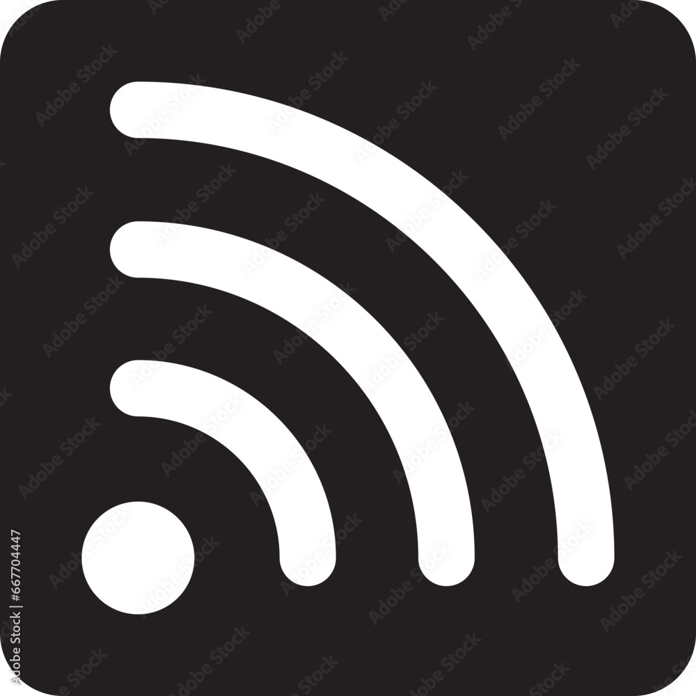 Poster wi fi symbol signal connection. vector wireless internet technology sign. wifi network communication