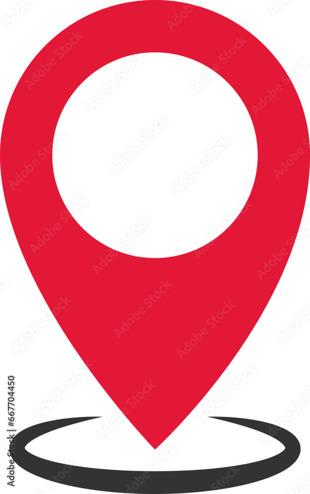 Poster map icons. marker pointer. pin location vector icon. gps navigation symbol.