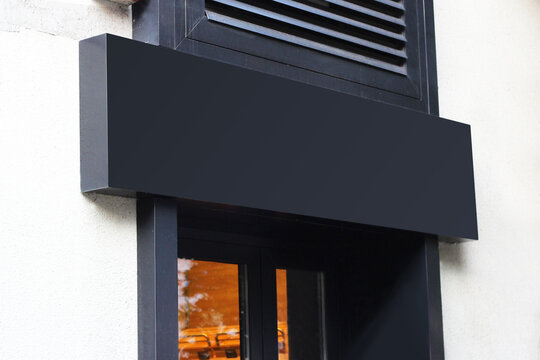 Cafe Signage Mockup with a Chalkboard - Customizable for Daily Specials