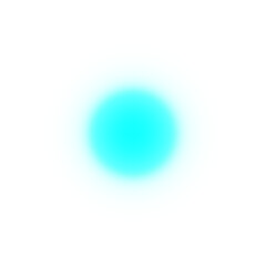neon glowing circle light on transparent background. light effects.