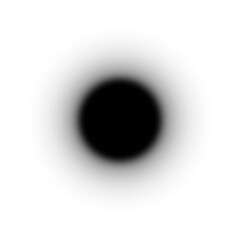  transparent shadows. Dark oval shadow on circle shades