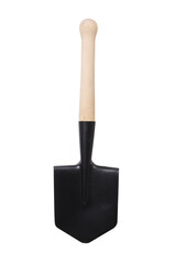 Sapper shovel on a white background.