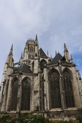 Fototapeta na wymiar saint collegiate in Rouen, France 