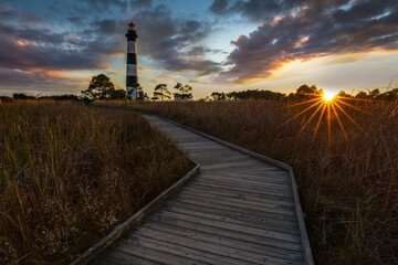 Lighthouse - Bodie Island Lighthouse, Outerbanks, North Carolina