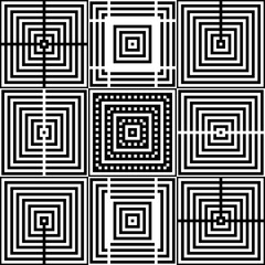 Checks, squares, lines, strokes, curves patterns collection. Geometrical ethnic ornaments set. Tribal backgrounds kit. Folk motif. Patchwork seamless print. Abstract images bundle. Vector art works