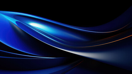 Abstract elegant neon dark blue background illustration