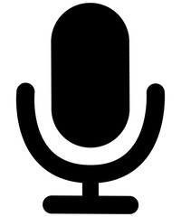 Microphone icon for podcast
