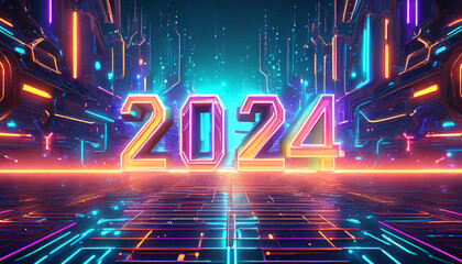 2024 Happy New Year Design