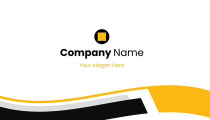 business card template. vector