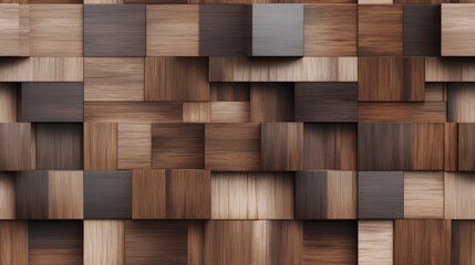 Wood seamless wall geometry decoration background