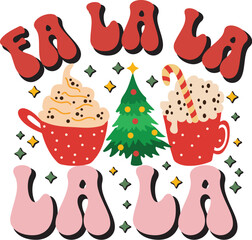 Retro Christmas Svg Bundle