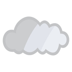 white cloud vector cartoon 3d rendering