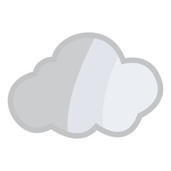 white cloud vector cartoon 3d rendering