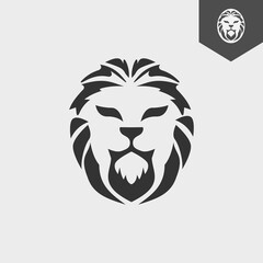 vector Lion mascot logo design template