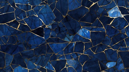 seamless marbling texture in blue, gold, and white offers an opulent, high-quality look.