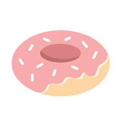 Strawberry Donut with Cream