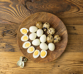 Quail Eggs, Diet Egg, Healthy Breakfast, Natural Organic Nutrition, Salad Ingredient Spotted Quail Egg