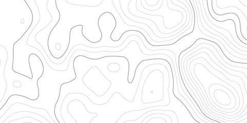 Topographic line contour map background. Abstract wavy topographic map and curved lines background. Abstract geographic wave grid line map.