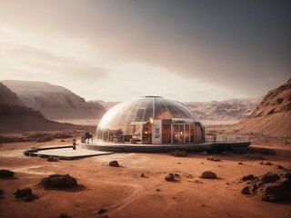 Die erste Siedlung auf dem Mars