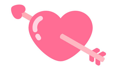 vector of an arrowed heart