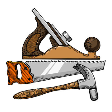Wood Plane clip art preview