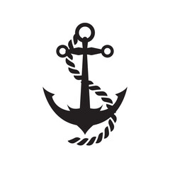 anchor icon design vector isolated