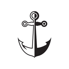 anchor icon design vector isolated