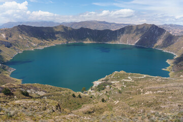 Beautiful panoramic view of the lake 