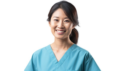 Portrait of a young Asian female nurse
