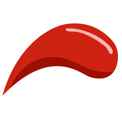 illustration of dripping tomato sauce