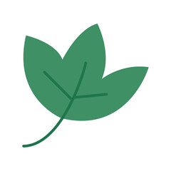 green leaves vector cartoon 