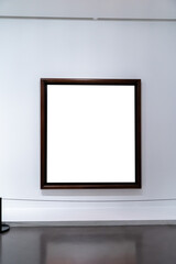 blank frame with wall