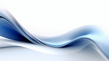 Obraz premium Futuristic blue tecnology organic lines on a white background