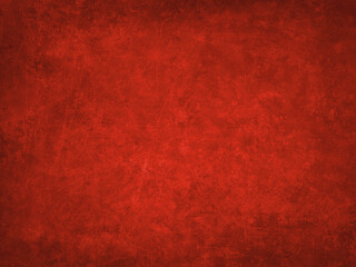 Red background texture for Christmas or valentines day designs, red textured background with distressed old vintage grunge paper illustration with scratched metal or stone with vignette