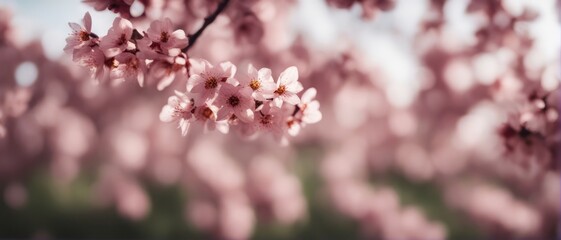Fototapeta premium beautiful blossom japanese background