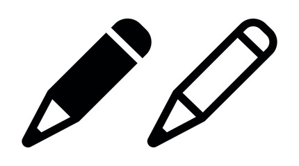 długopis ikona na białym tle
