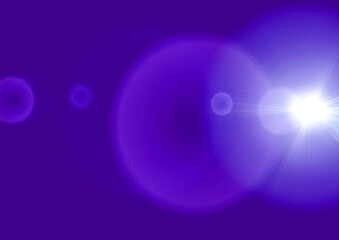 Bright light effect with beams and highlights shine with purple light . Modern design template for posters, ad banners, brochures, flyers, covers, websites.