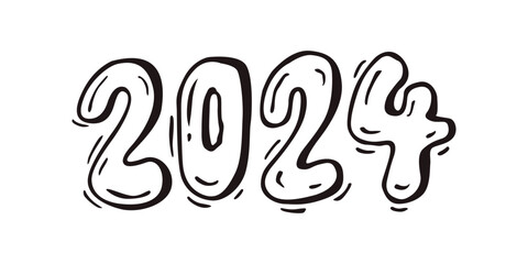 2024 Hand Drawn Illustration