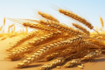 An illustrated portrayal that captures the essence of grain beautifully