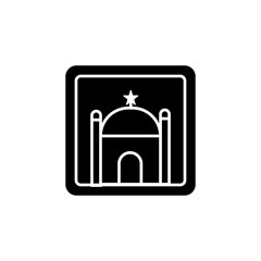 mosque sign icon