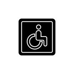 Disabled sign icon