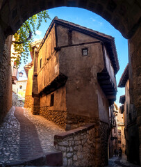 walking through the streets of Albarracín (Spain)