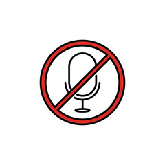 No Microphone Icon	