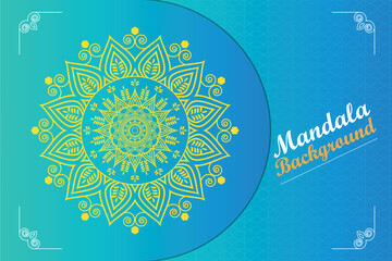 Creative, Modern, Abstract and Professional Coloring Luxury Ornamental Mandala Background Design or Pattern Design Vector
