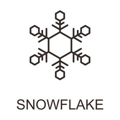christmas snowflake logo