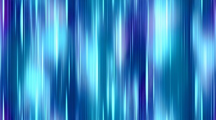 Blurred glowing texture, glow effect in cool blue tones with vertical focus, seamless pattern design wallpaper. generative AI
