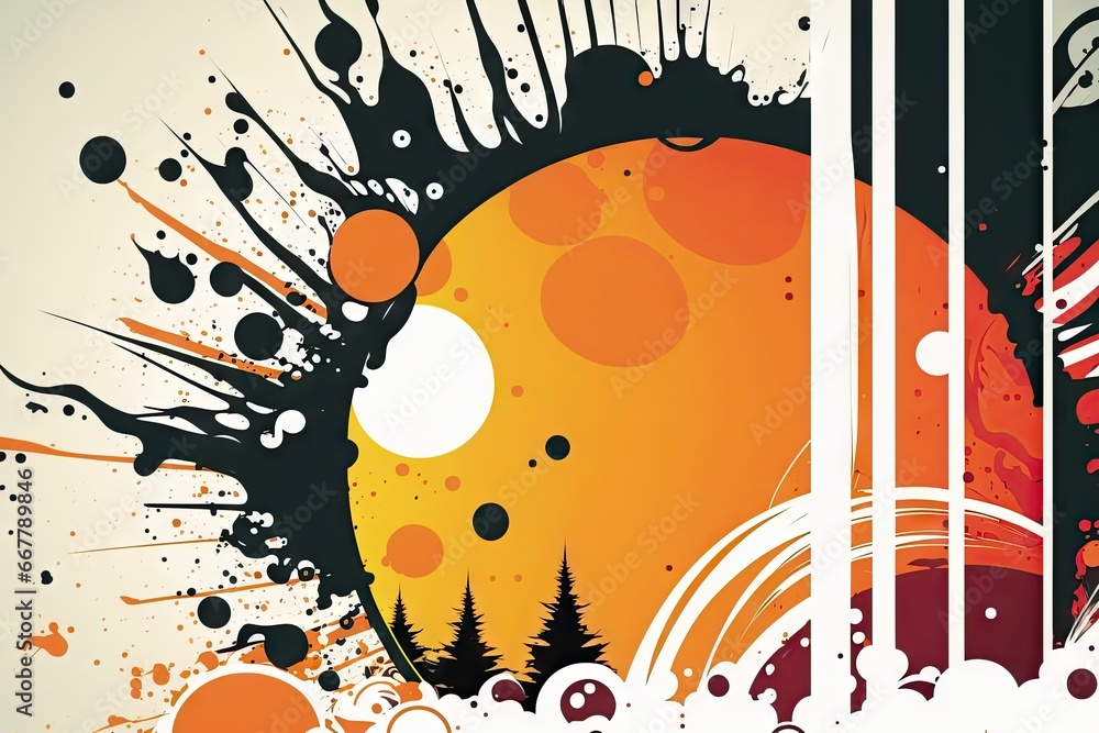 Poster abstract grunge background with space for your text
